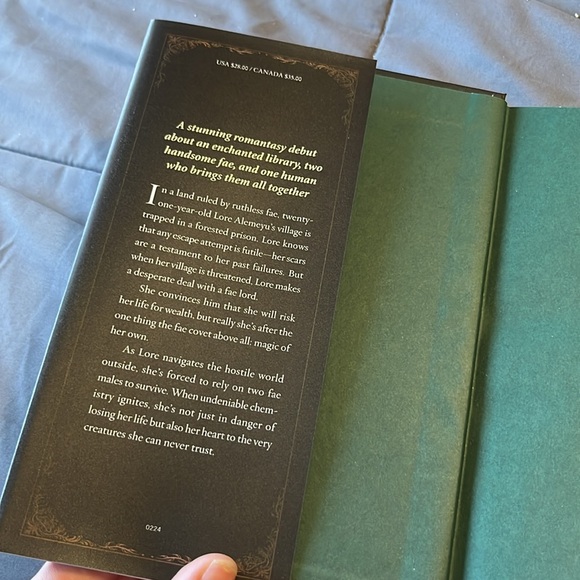 lore of the wilds by analeigh sbrana hardcover fantasy book - Picture 5 of 5